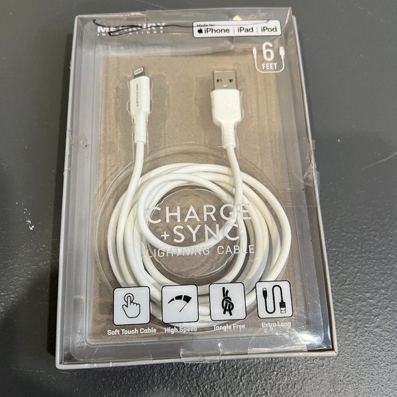 NWB MERKURY 6 ft Charge and Sync Lightning Cable - Picture 3 of 7